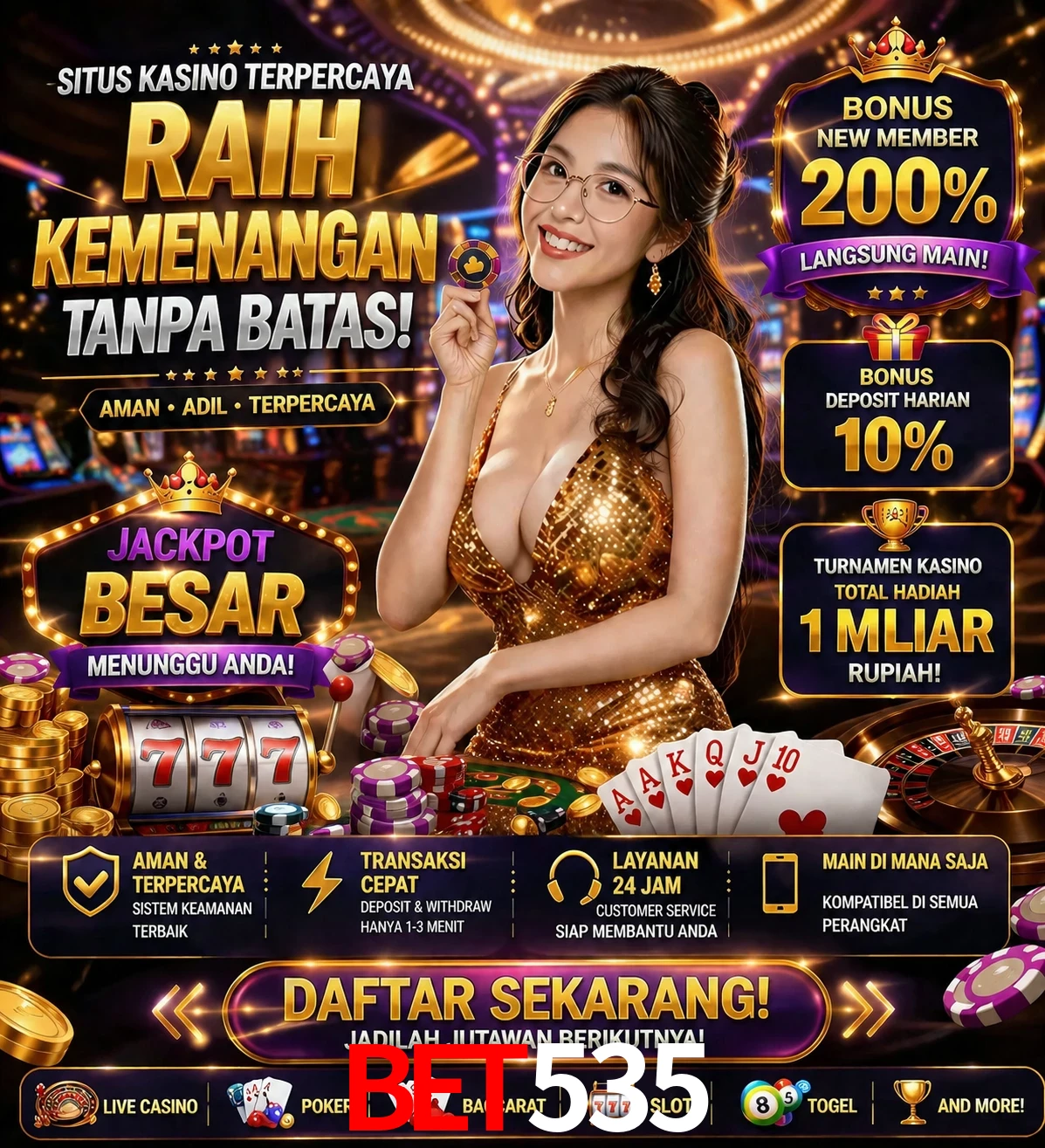Roleta e blackjack bet535