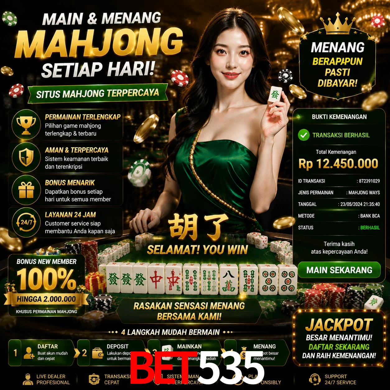 Ganhar e sacar na bet535
